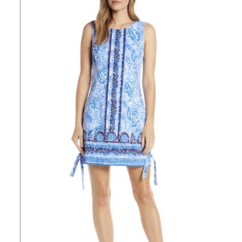 Lilly Pulitzer Mila Stretch Dress Shift Mini Coquette Coastal Vacation Resort 4